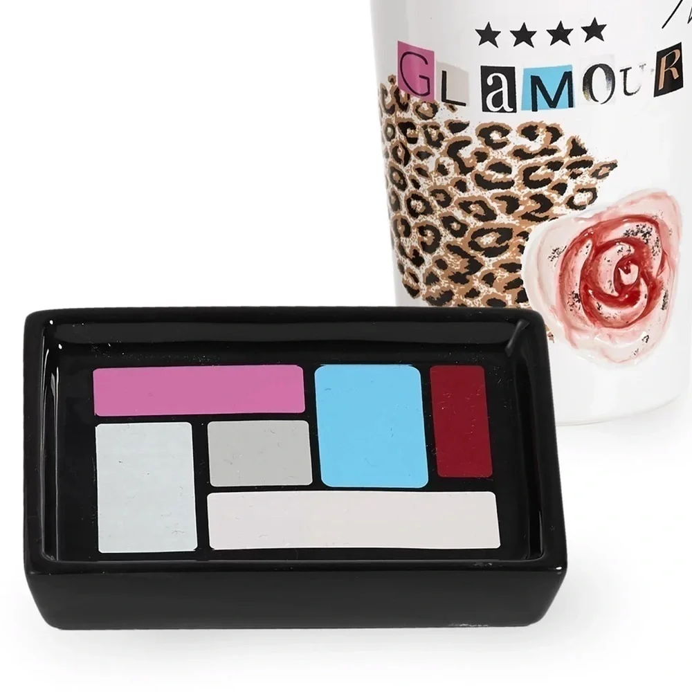 Diva Fashionista Ceramic Soap Dish - Multicolor